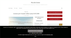 Desktop Screenshot of piccologenio.it