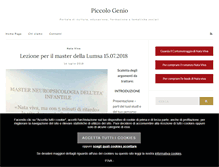 Tablet Screenshot of piccologenio.it